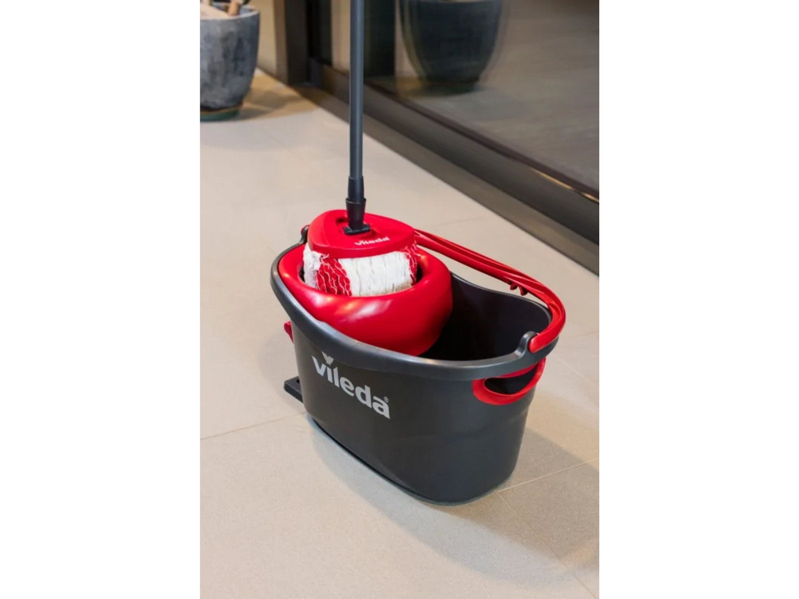 BOX Vileda Mop obrotowy TURBO Easy Wring & Clean 163422